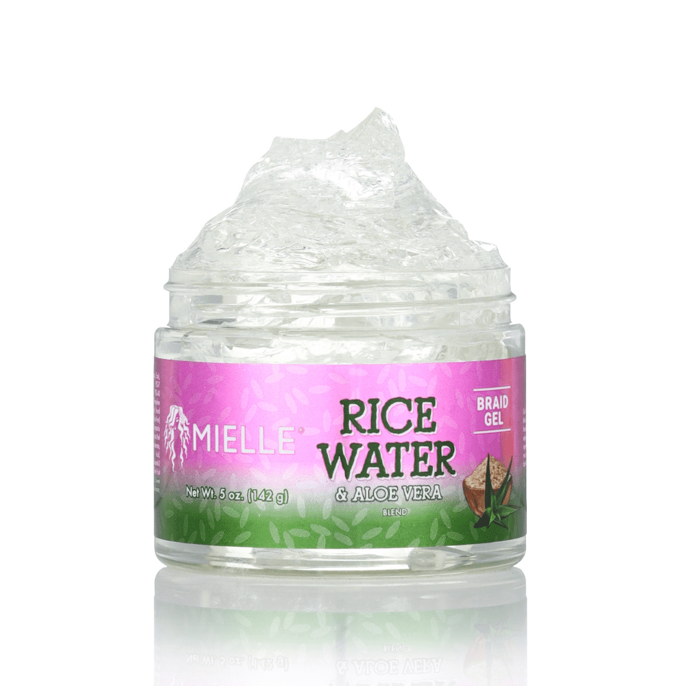 MIELLE RICE WATER & ALOE VERA BRAID GEL 5 OZ.