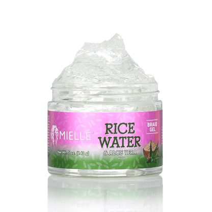 MIELLE RICE WATER & ALOE VERA BRAID GEL 5 OZ.