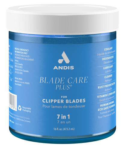 ANDIS BLADE CARE PLUS 7 IN ONE DIP JAR 16 OZ.