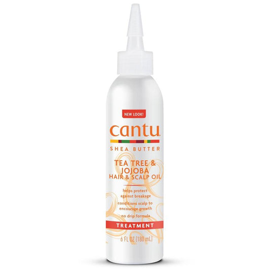 CANTU SHEA BUTTER TEA TREE & JOJOBA HAIR & SCALP OIL 6 OZ.
