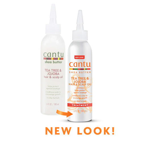 CANTU SHEA BUTTER TEA TREE & JOJOBA HAIR & SCALP OIL 6 OZ.