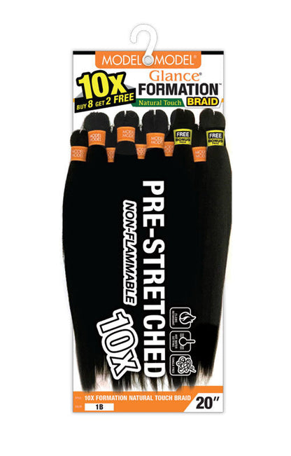 Model Model Formation Natural Touch Braid 20" - 10X