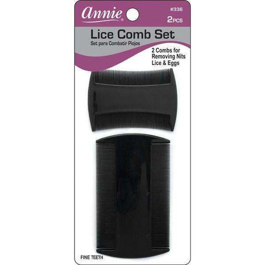 ANNIE LICE REMOVAL COMB SET 2CT