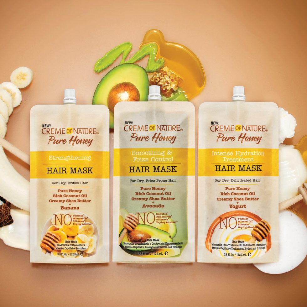 CRÈME OF NATURE SMOOTHING & FRIZZ CONTROL HAIR MASK (W/AVOCADO) 3.8 OZ.