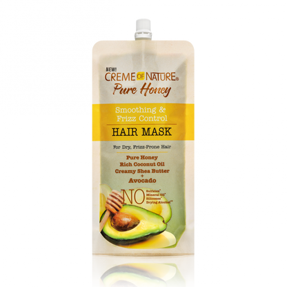 CRÈME OF NATURE SMOOTHING & FRIZZ CONTROL HAIR MASK (W/AVOCADO) 3.8 OZ.