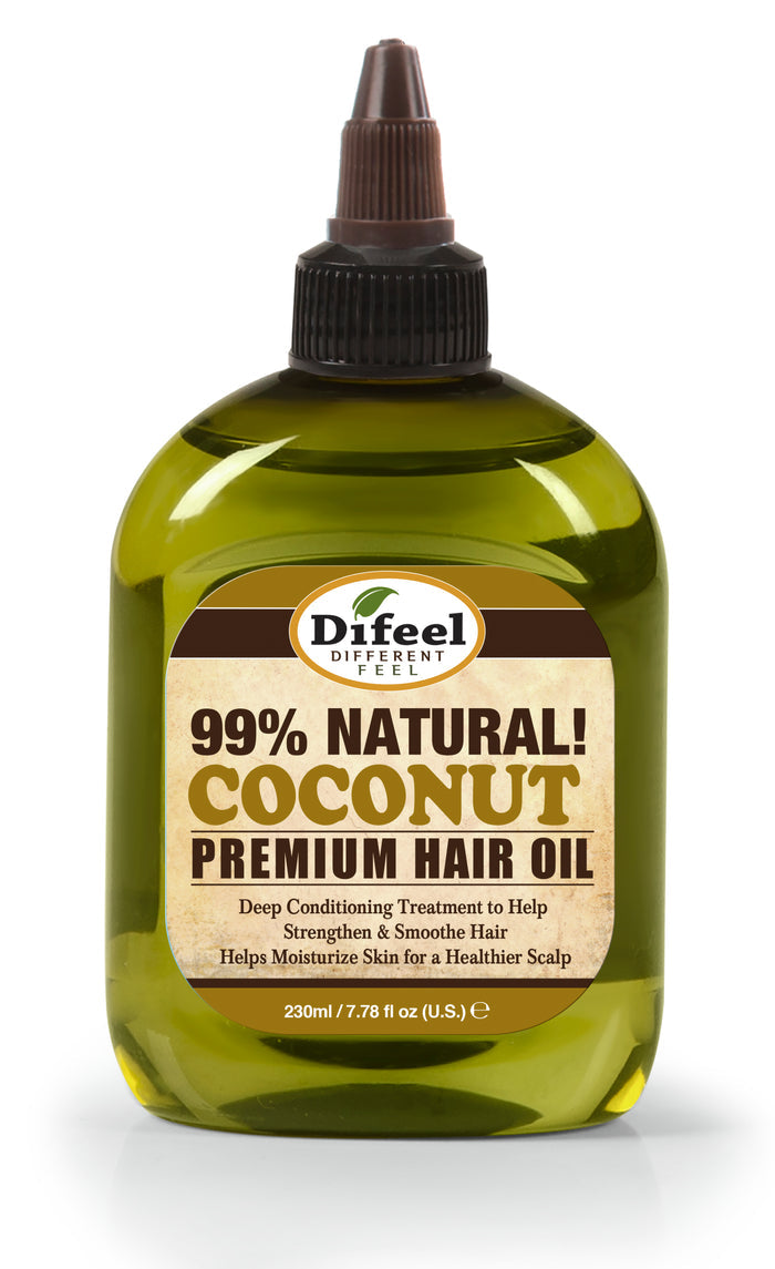 DIFEEL 99% NATURAL PREMIUM HAIR OIL 7.1 OZ.