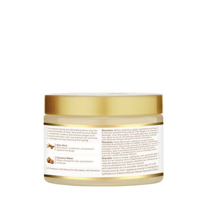 AFRICAN PRIDE MOISTURE MIRACLE ALOE & COCONUT WATER PRE-SHAMPOO 12 OZ.