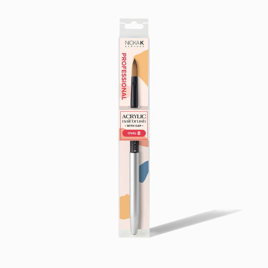 NICKA K PROFESSIONAL ACRYLIC NAIL BRUSH (TBNA10)