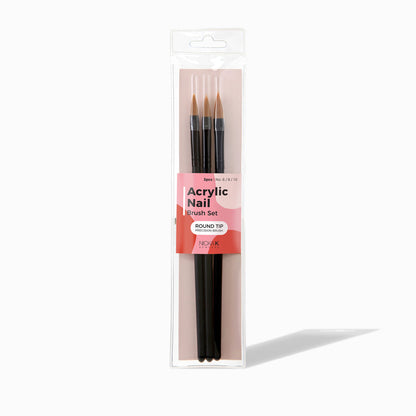 NICKA K ACRYLIC NAIL BRUSH SET