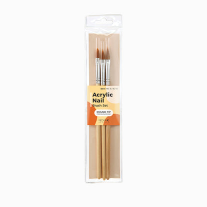 NICKA K ACRYLIC NAIL BRUSH SET