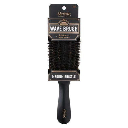 ANNIE PREMIUM MEDIUM WAVE BRUSH - BLACK MATTE