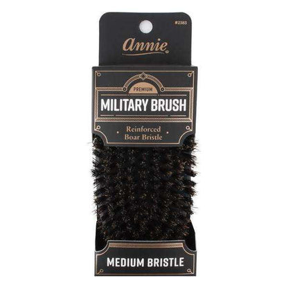 ANNIE PREMIUM MEDIUM MILITARY BRUSH - BLACK MATTE