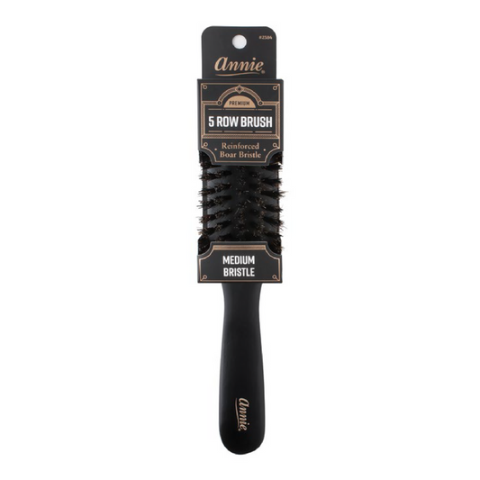 ANNIE PREMIUM MEDIUM 5 ROW BRUSH - BLACK MATTE
