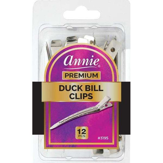 ANNIE PREMIUM DUCK BILL CLIPS - 6CT