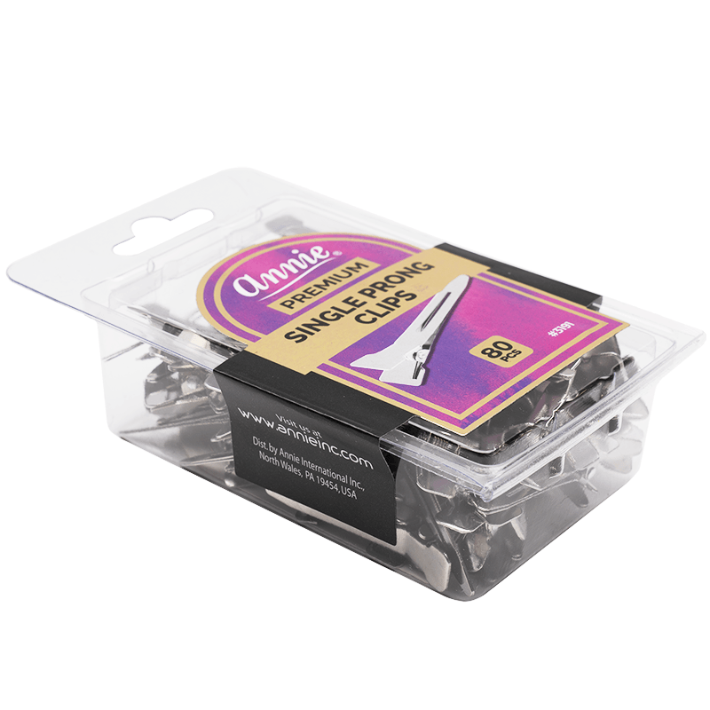 ANNIE PREMIUM SINGLE PRONG CLIPS - 80CT