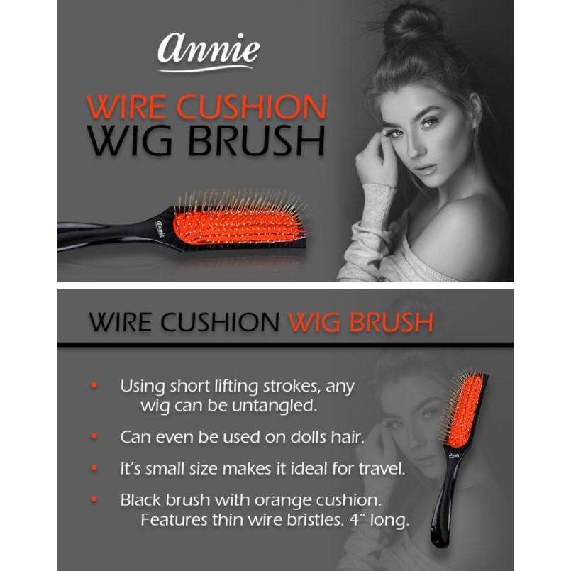 ANNIE WIRE CUSHION WIG BRUSH