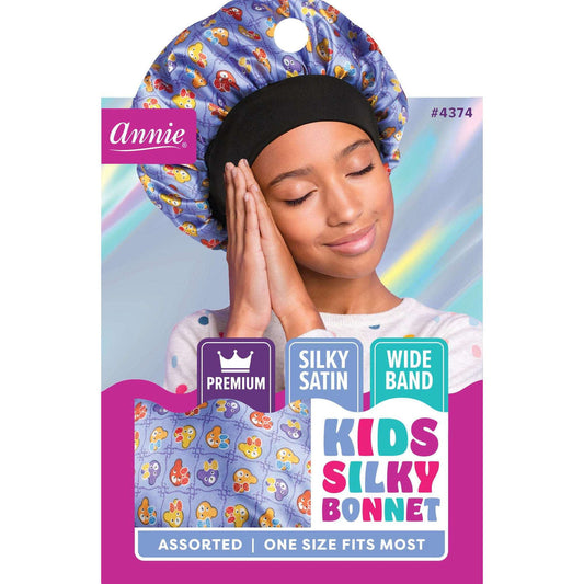 ANNIE PREMIUM KIDS SILKY WIDE EDGE BONNET DUAL LAYER ASSORT