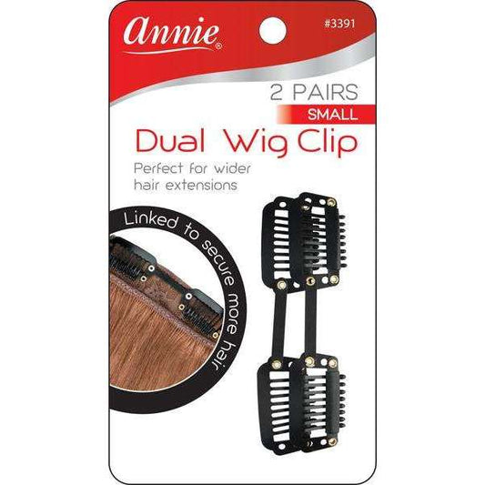 ANNIE SMALL DUAL WIG CLIP - 2CT
