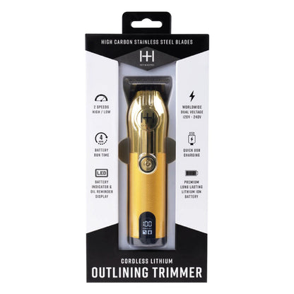 HOT & HOTTER PROFESSIONAL LITHIUM CORDLESS CLIPPER GOLD #5799