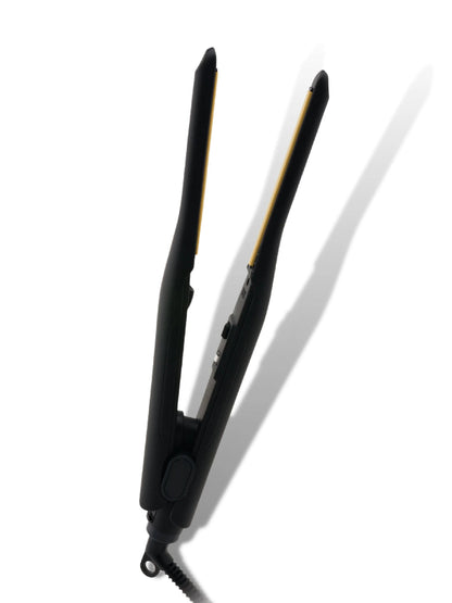 HOT & HOTTER PENCIL CERAMIC TOURMALINE FLAT IRON 3/10” BLACK #5937