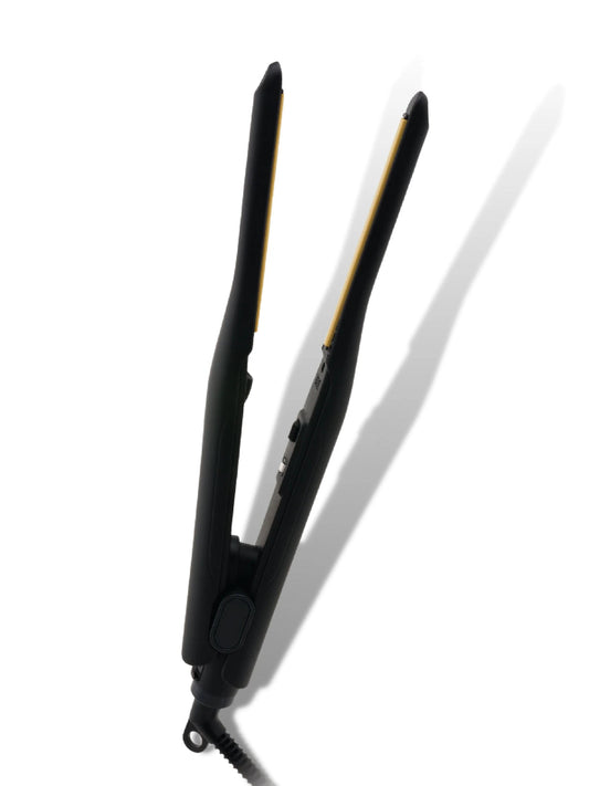 HOT & HOTTER PENCIL CERAMIC TOURMALINE FLAT IRON 3/10” BLACK #5937