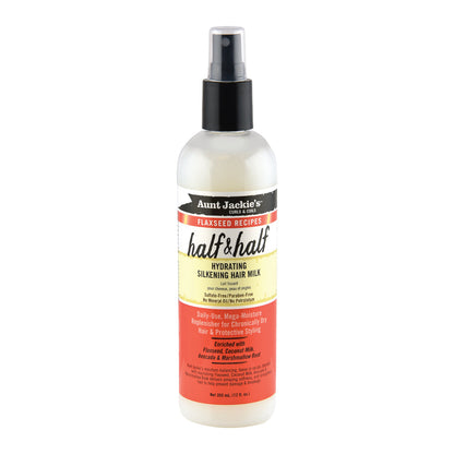 AUNT JACKIE’S HALF & HALF HYDRATING SILKENING HAIR MILK 12 OZ.