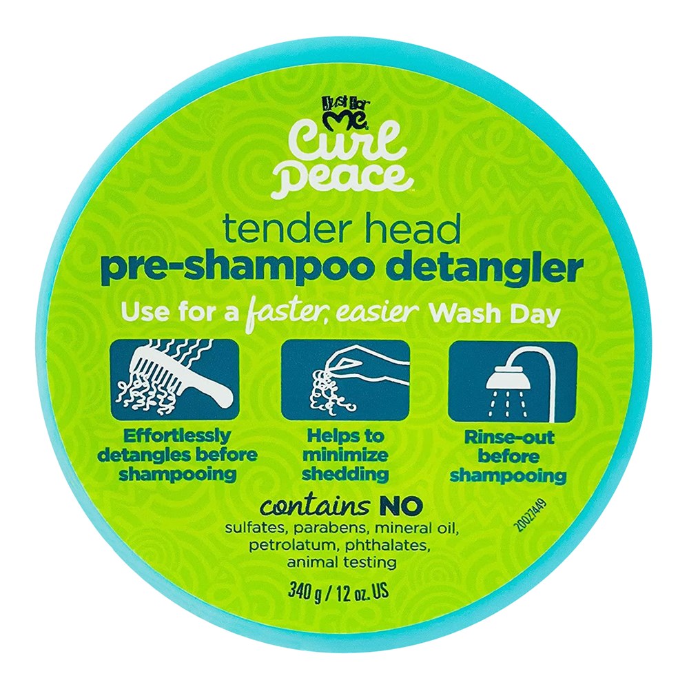 JUST FOR ME CURL PEACE TENDER HEAD PRE-SHAMPOO DETANGLER  12 OZ.
