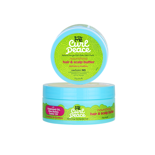 JUST FOR ME CURL PEACE NOURISHING HAIR & SCALP BUTTER 4 OZ.