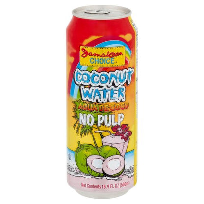 JAMAICAN CHOICE NO PULP COCONUT WATER, 16.9 FL OZ