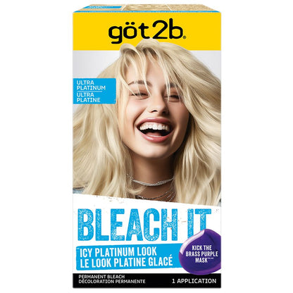 Got2b Bleach It Permanent Hair Color, 00A Ultra Platinum, 1.0 set