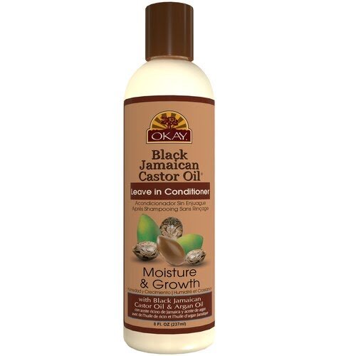 OKAY BLACK JAMAICAN CASTOR LEAVE-IN CONDITIONER, 8OZ