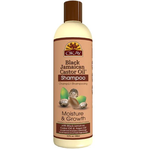 OKAY BLACK JAMAICAN CASTOR OIL SHAMPOO, 12OZ