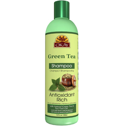 OKAY GREEN TEA NOURISHING ANTIOXIDANT RICH SHAMPOO 12OZ