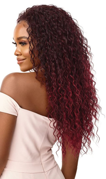 OUTRE QUICK WEAVE HALF WIG WET AND WAVY DEEP CURL 24