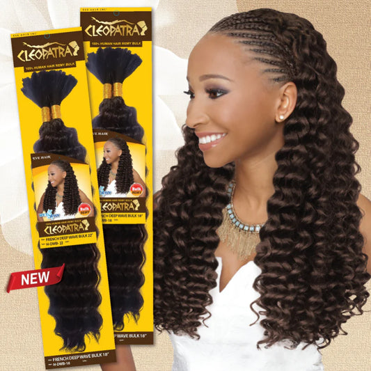 Eve Hair Luv French Deep Curl Bulk 18”