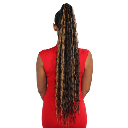 EVE HAIR WRAP PONYTAIL - MALAYSIAN WAVE