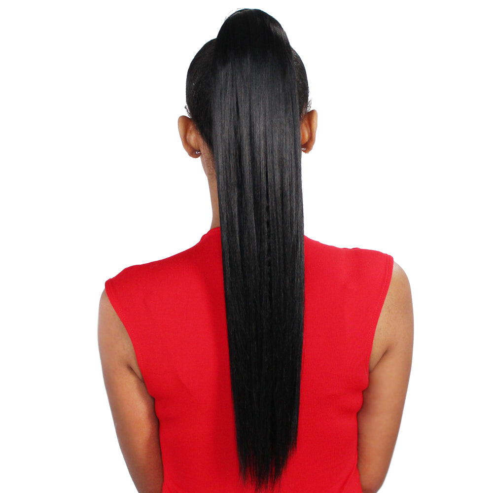 EVE HAIR WRAP PONYTAIL - SILKY STRAIGHT