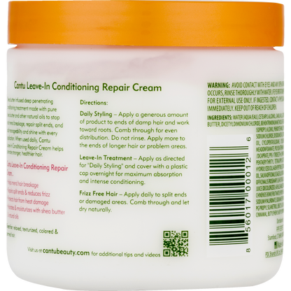 CANTU SHEA BUTTER LEAVE-IN CONDITIONING REPAIR CREAM 16OZ