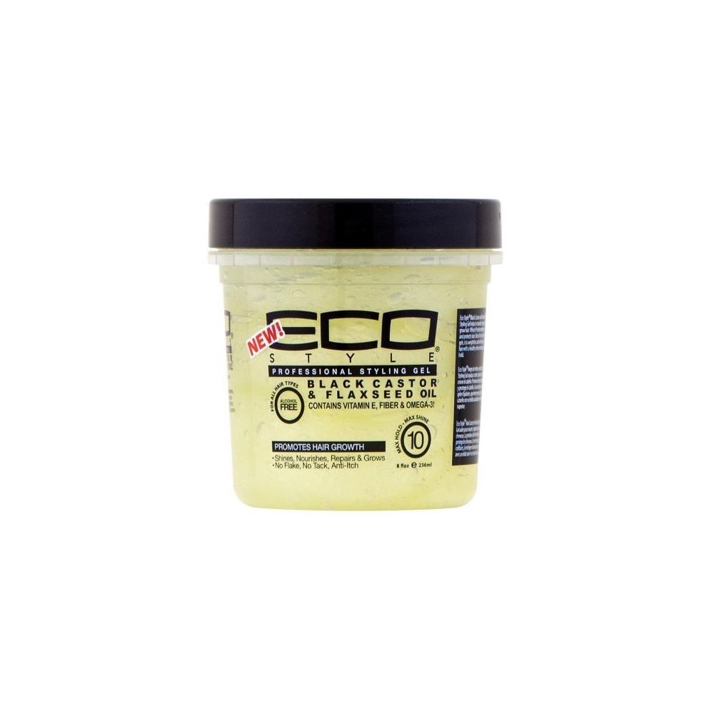 ECO BLACK CASTOR & FLAXSEED OIL GEL