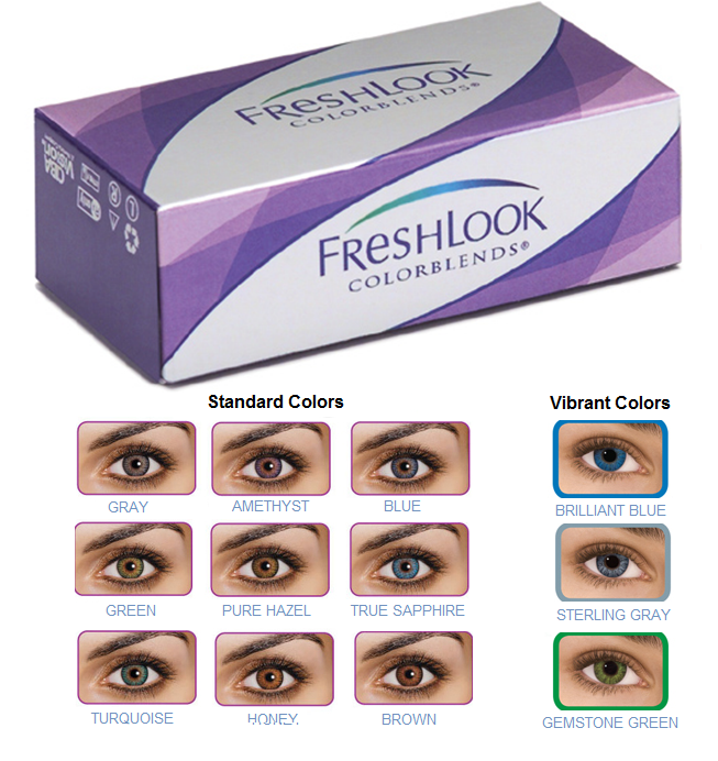 FRESHLOOK COLORBLENDS EYE CONTACTS