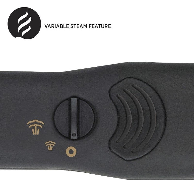 Hot Tools Professional Black Gold Steam Flat Iron 1.25"