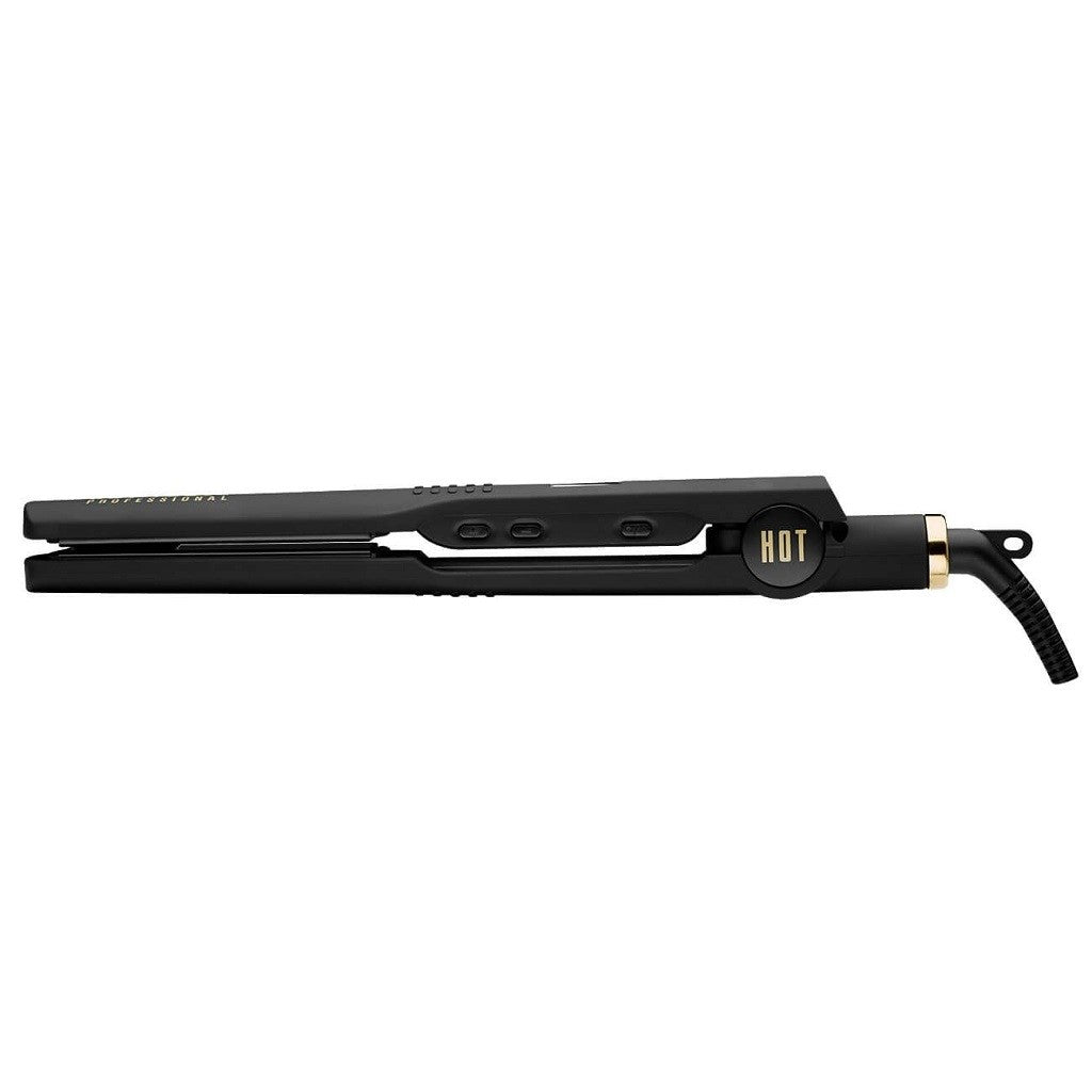 HOT TOOLS BLACK GOLD DIGITAL EXTRA-WIDE SALON FLAT IRON - 1.25"