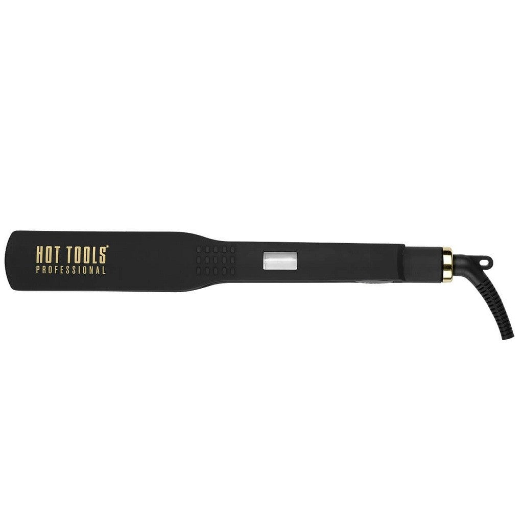 HOT TOOLS BLACK GOLD DIGITAL EXTRA-WIDE SALON FLAT IRON - 1.25"