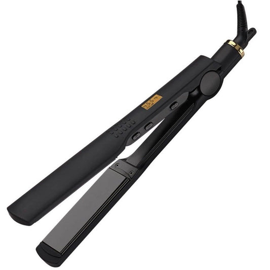 HOT TOOLS BLACK GOLD DIGITAL EXTRA-WIDE SALON FLAT IRON - 1.25"