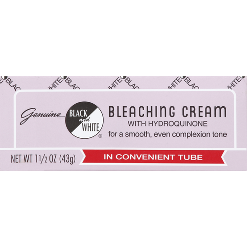 BLACK & WHITE BLEACHING CREAM 1.5 OZ.