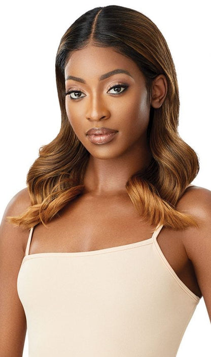 OUTRE SYNTHETIC MELTED HAIRLINE LACE FRONT WIG ADURINA