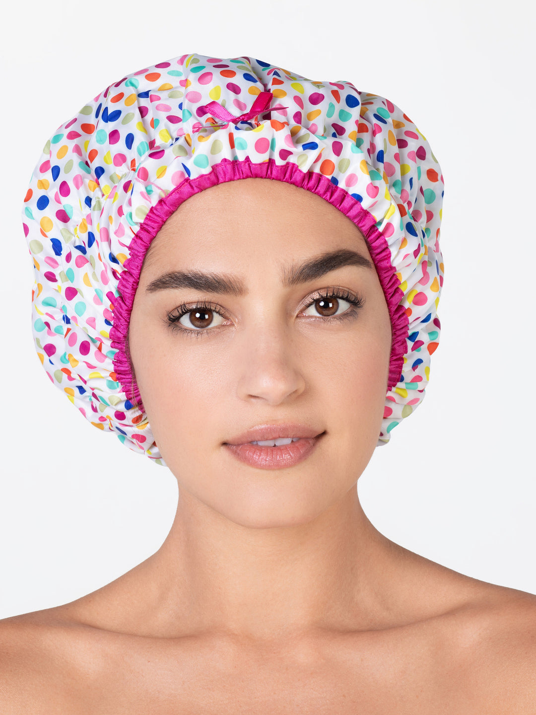 DECO DOTS SHOWER CAP
