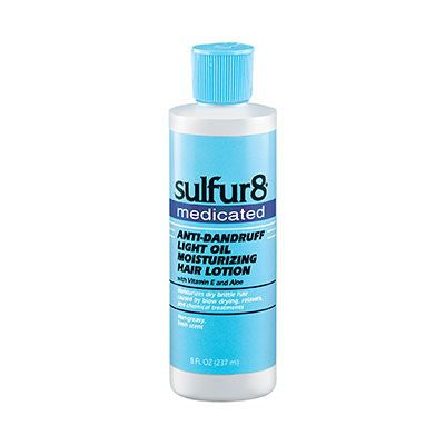 SULFUR8 ANTI-DANDRUFF LIGHT OIL MOISTURIZING HAIR LOTION 8 OZ.