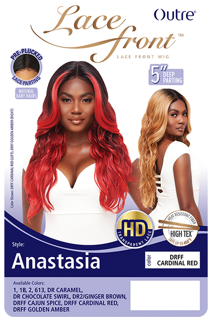 OUTRE PRE-PLUCKED HD TRANSPARENT LACE FRONT WIG - ANASTASIA