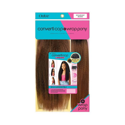 OUTRE CONVERTI CAP + WRAP PONY WIG - BOLD & IRRESISTIBLE